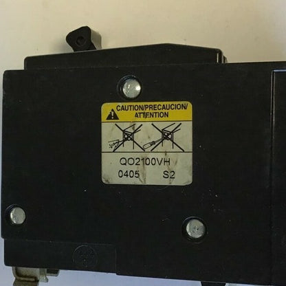 SQUARE D QO2100VH CIRCUIT BREAKER 100A 120/240VAC 50/60HZ  2POLE