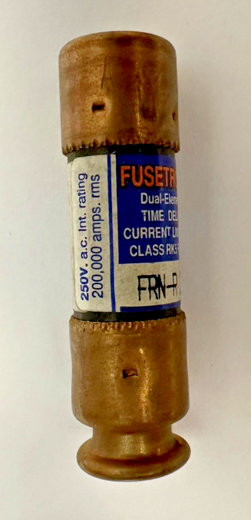 BUSSMANN FRN-R-3 FUSETRON DUAL ELEMENT TIME DELAY FUSE 3A 250V LOT OF 10