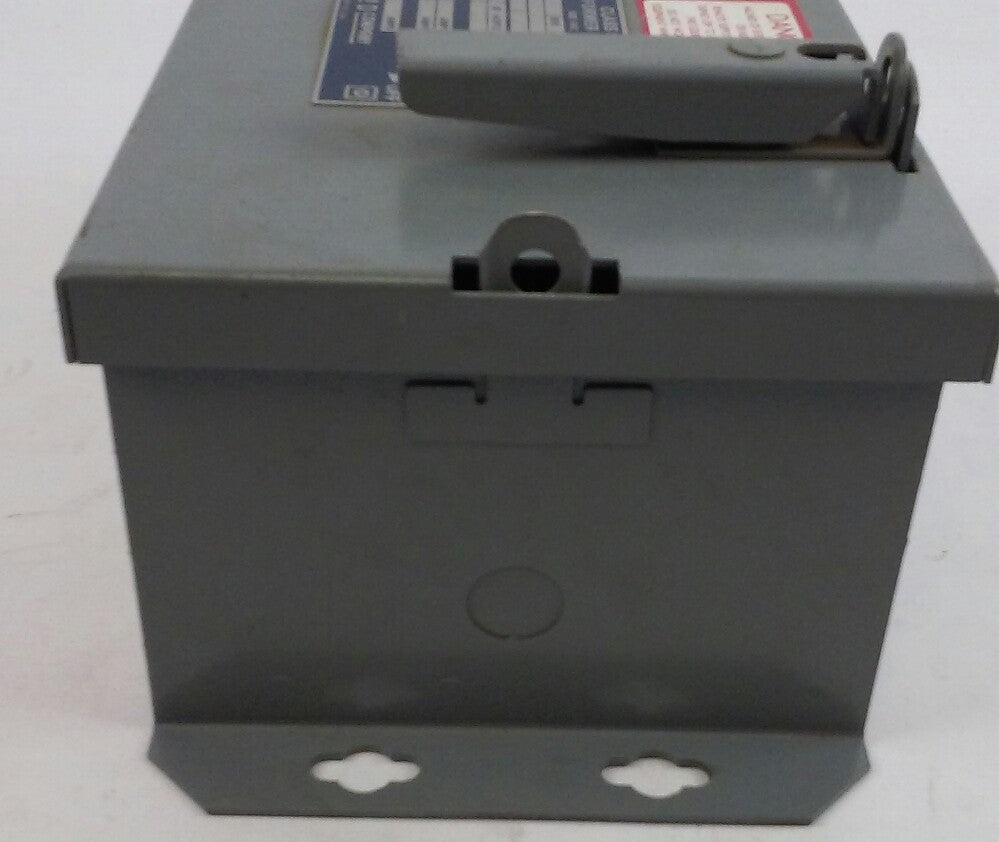 Square D Transformer Disconnect Switch Class 9070 TYPE SK5271M 100 VA 60 Hz NEW