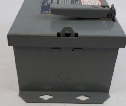 Square D Transformer Disconnect Switch Class 9070 TYPE SK5271M 100 VA 60 Hz NEW