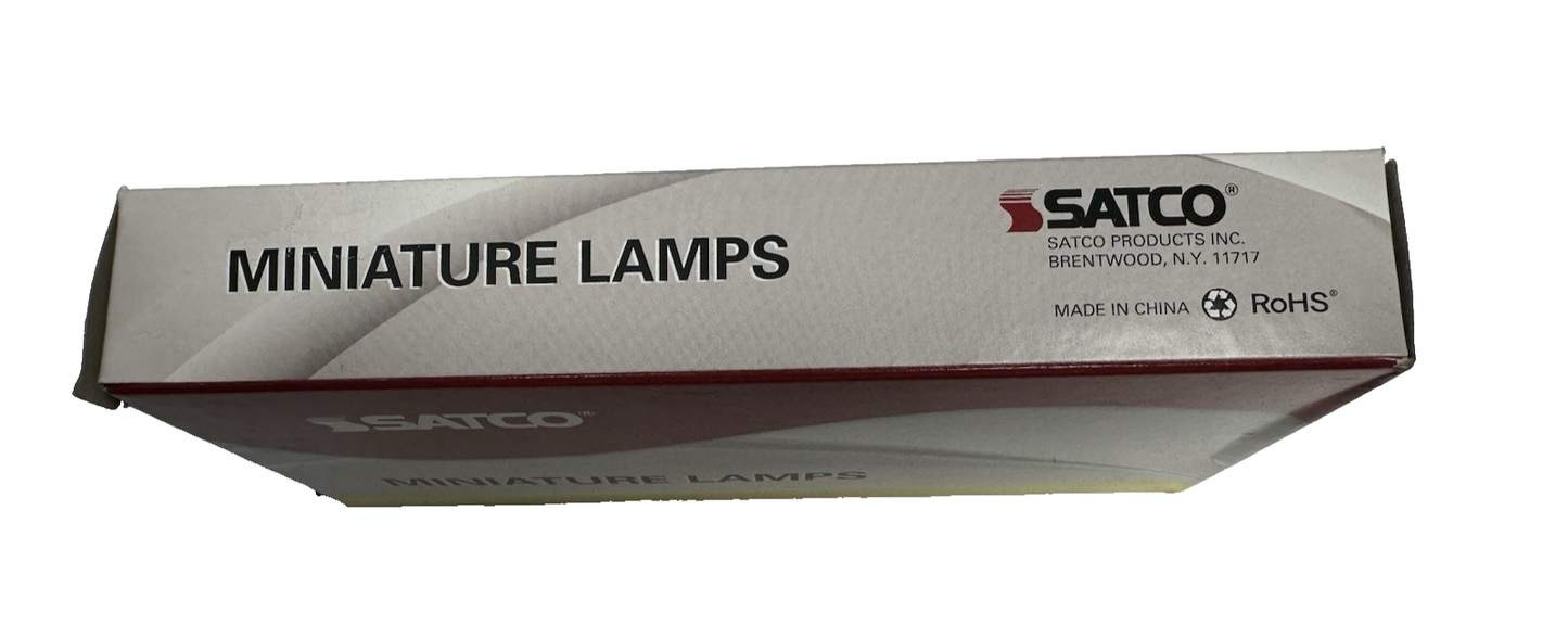 SATCO S7820 MINIATURE LIGHT BULBS 8 PACK LAMPS