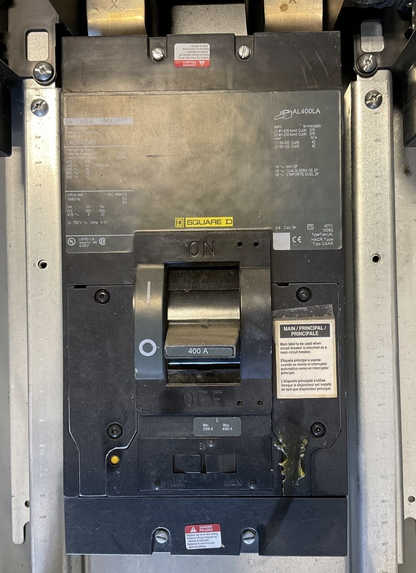 SQUARE D MH62WP TYPE3R 400A 3POLE MAIN W/ QTY8 50A 2POLE PANEL