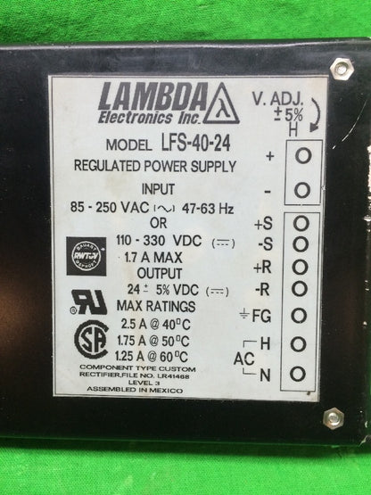 LAMBDA LFS-40-24 POWER SUPPLY