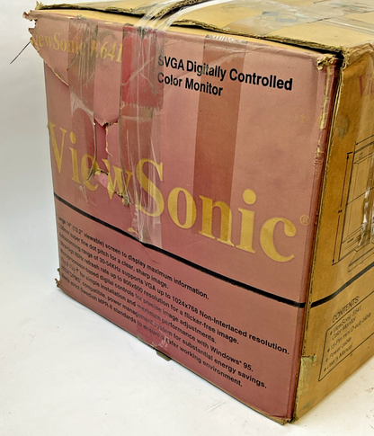 VIEWSONIC VCDTS21356-2M COMPUTER MONITOR 240VAC 1.4A 50-60HZ E641