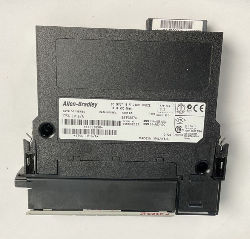 ALLEN BRADLEY 1756-IV16/A DC INPUT 24VDC SOURCE
