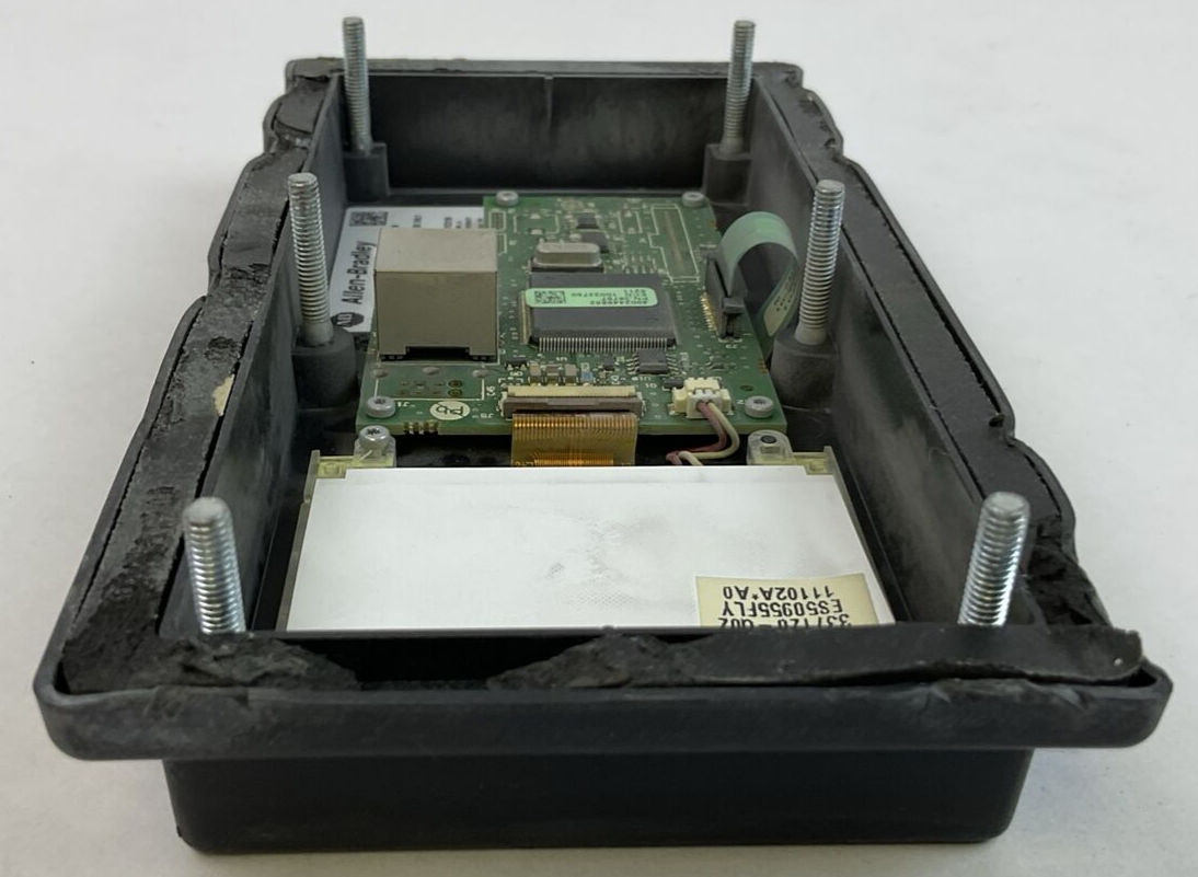ALLEN BRADLEY 22-HIM-C2S SER C FIRMWARE V3.001 PANEL MOUNT LCD HIM