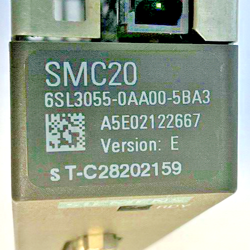SIEMENS 6SL3055-0AA00-5BA3 SENSOR MODULE SMC20 VER.E 24VDC