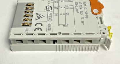 WAGO 753-440 DIGITAL INPUT MODULE 120V/230VAC 10MS 4DI