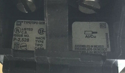 SQUARE D QOB260 CIRCUIT BREAKER 120/240VAC 10KA