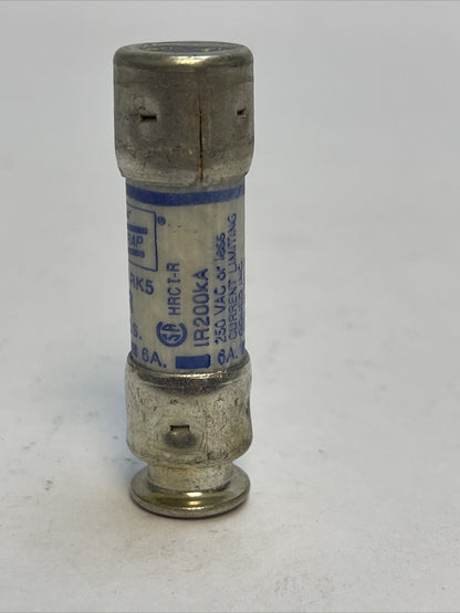 SHAWMUT FT6R FALT-TRAP CLASS RK5 FUSE 6AMP 250VAC (LOT OF 10)