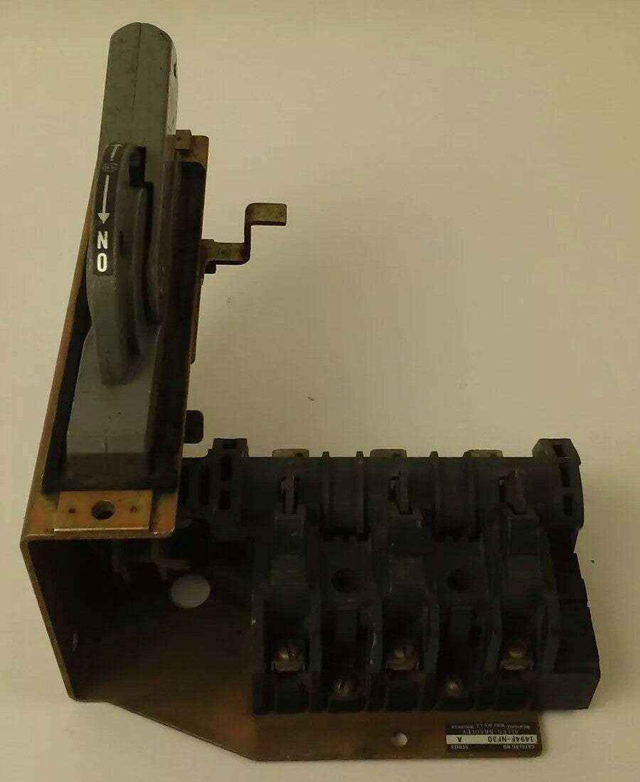 ALLEN BRADLEY 1494F-NF30 SER. A FUSIBLE DISCONNECT SWITCH, 3PH, 30A, 600V, 20HP
