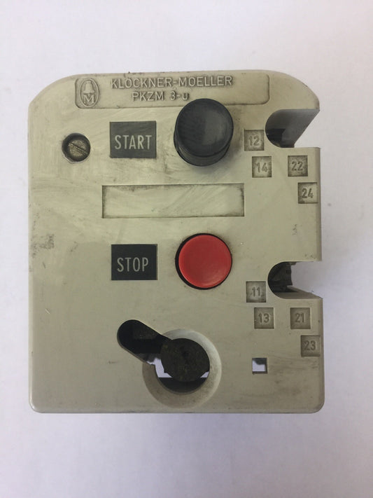 KLOCKNER MOELLER PKZM 3-6,3-U-NA 600V-AC 40HP MANUAL MOTOR STARTER 3.5-6.0A