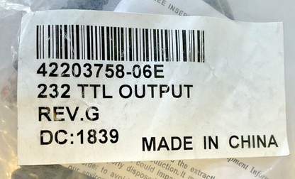 HONEYWELL 42203758-06E TTL OUTPUT CABLE REV.G