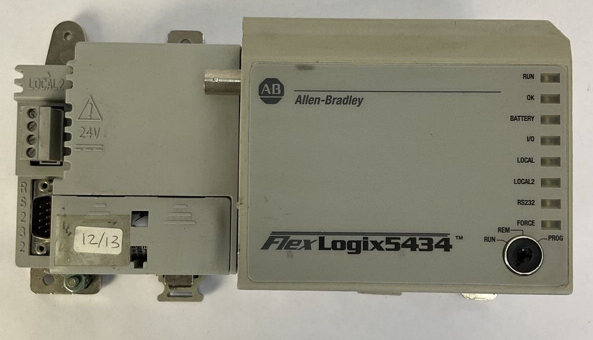 ALLEN BRADLEY 1794-L34 SER A CAT REV H01 F/W REV 1.1 LOGIX 5434 PROCESSOR UNIT