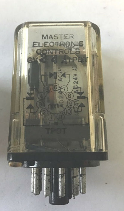 MASTER ELECTRONIC CONTROLS GV-24A 24VAC RELAY