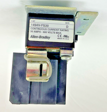 ALLEN BRADLEY 1494V-DS30 SER D DISCONNECT SWITCH 1494V-FS30 LONG HANDLE 12"