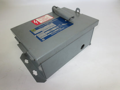 SQUARE D SK5271N TRANSFORMER DISCONNECT 600VAC 250VA/60Hz