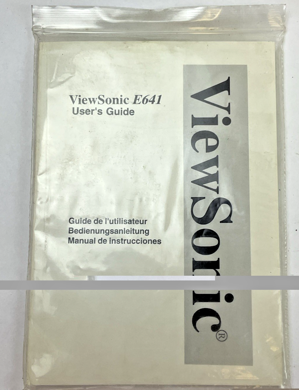 VIEWSONIC VCDTS21356-2M COMPUTER MONITOR 240VAC 1.4A 50-60HZ E641