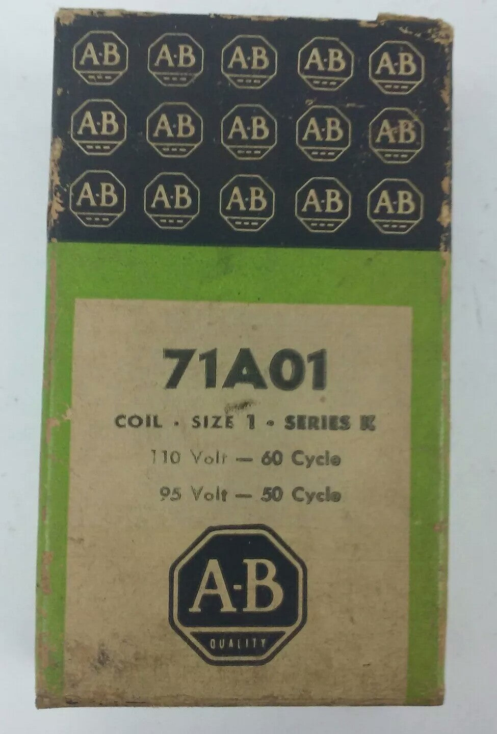 ALLEN BRADLEY 71A01 SER. K, COIL, 110V @ 60HZ, 95V @ 50HZ, SIZE 1, NEW OTHER