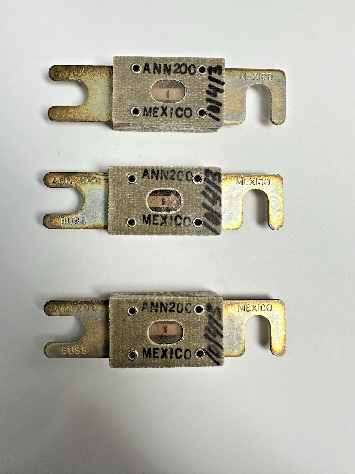 BUSSMANN ANN-200 200 AMP FUSE LIMITER ANN200 LOT OF 3