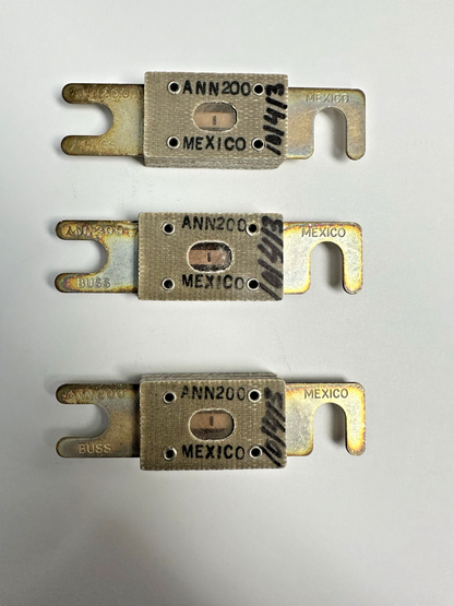 BUSSMANN ANN-200 200 AMP FUSE LIMITER ANN200 LOT OF 3