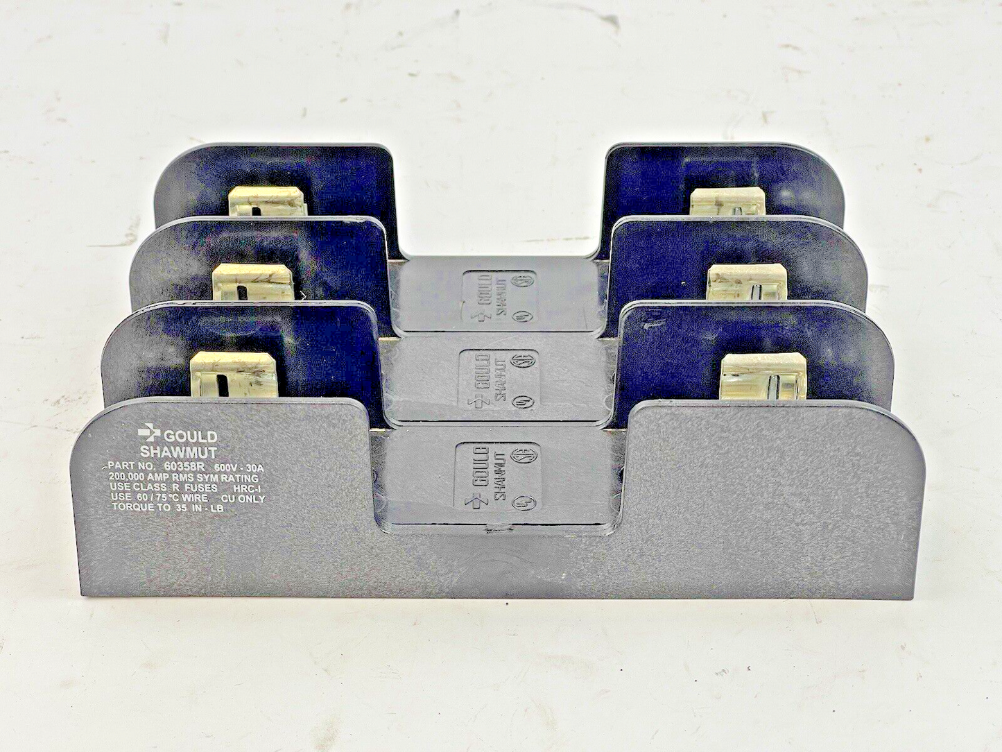 GOULD SHAWMUT - 60358R - FUSE HOLDER - 3 POLE, 600 V, 30 A