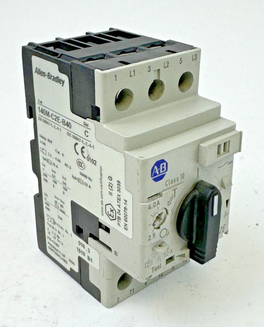 ALLEN-BRADLEY - 140M-C2E-B40 SER. C - MANUAL MOTOR PROTECTOR - 2.45 A- 4 A