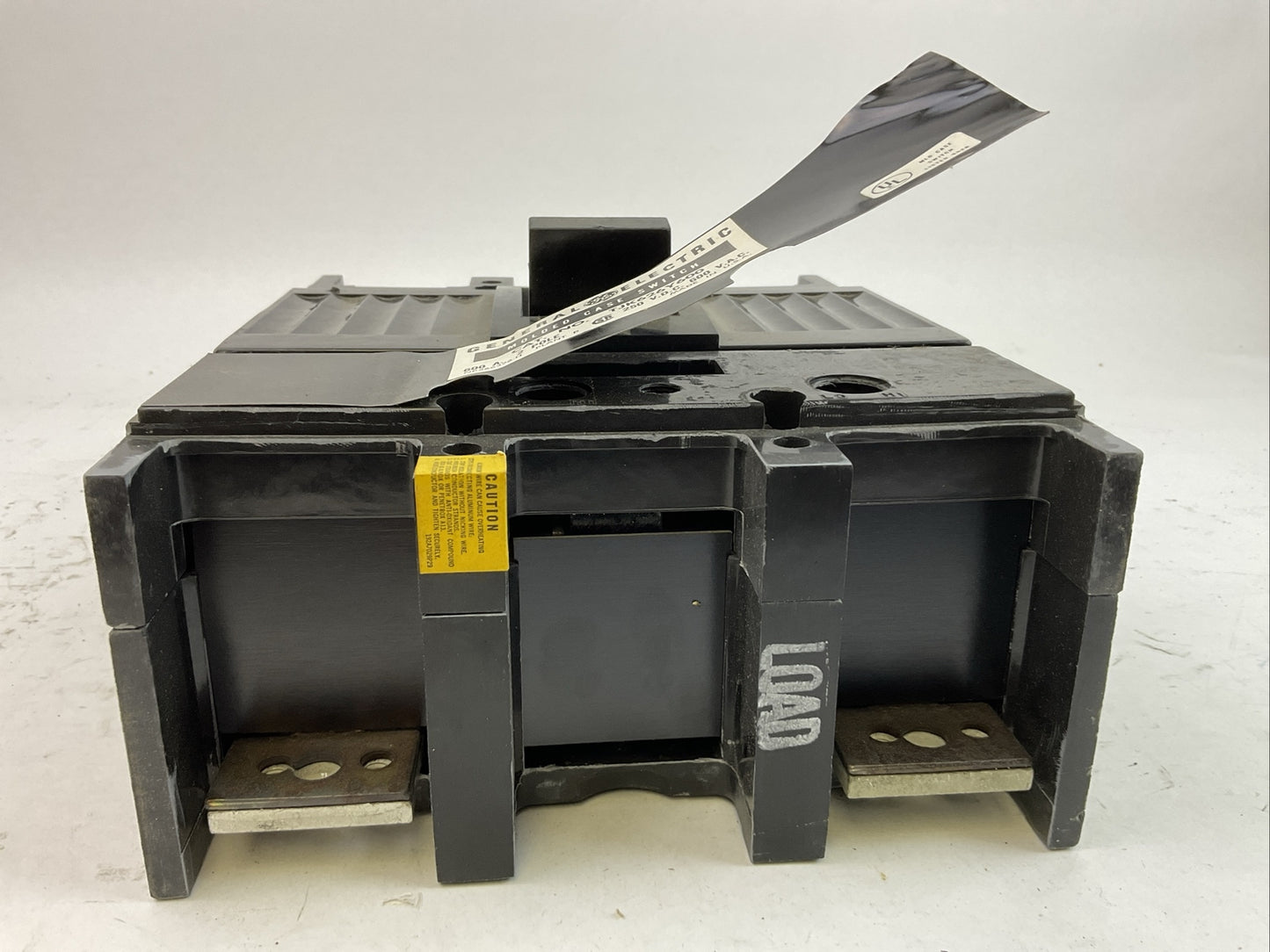 GE TJK626Y600 MOLDED CASE SWITCH 600A 2POLE 250VDC 600VAC NO TRIP UNIT