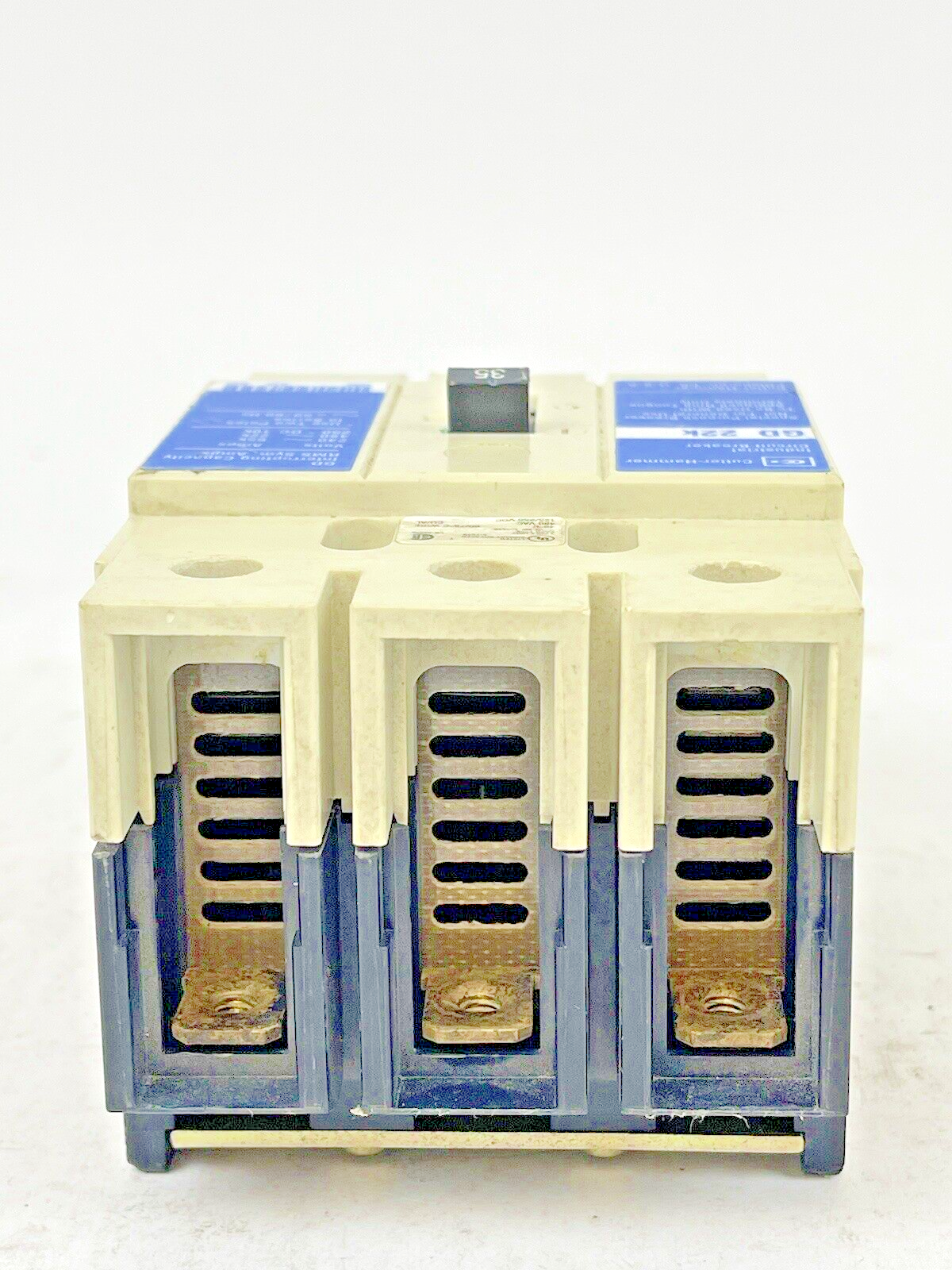 CUTLER-HAMMER - GD3035 - INDUSTRIAL CIRCUIT BREAKER - 3 POLE, 35 AMP, 480 V