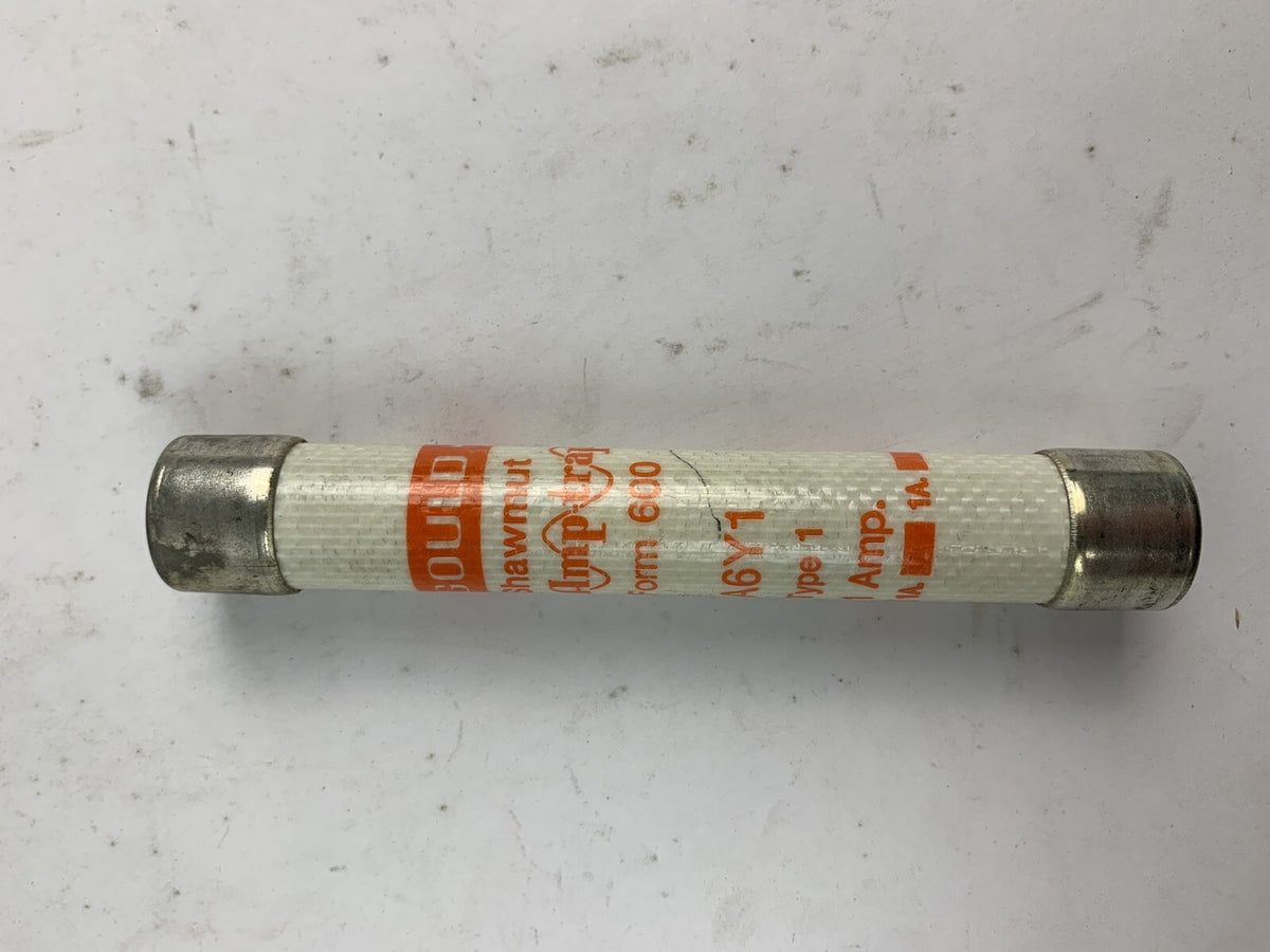 Gould Shawmut Amp-trap A6Y1 Type 1 1A 600VAC Fuse "Lot of 10"