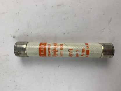 Gould Shawmut Amp-trap A6Y1 Type 1 1A 600VAC Fuse "Lot of 10"