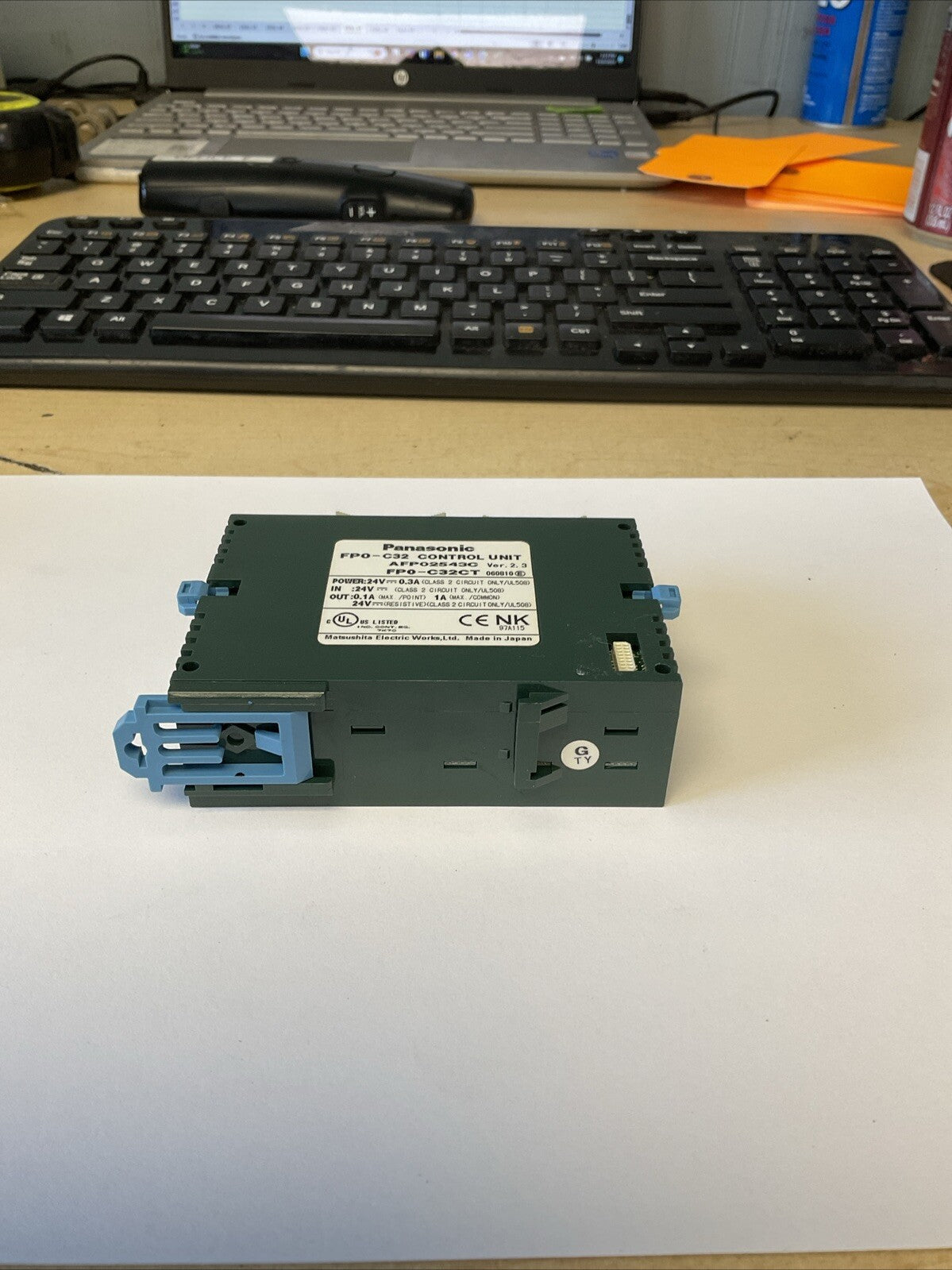 PANASONIC FP0-C32CT CONTROL UNIT VER. 2.3 24VDC 0.3A