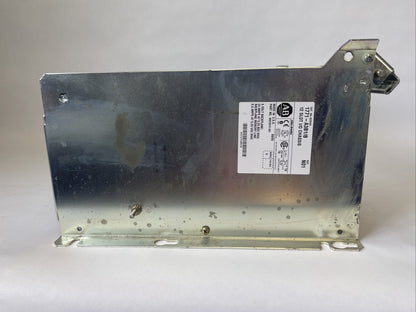 ALLEN BRADLEY 1771-A3B1 12 SLOT I/O CHASIS RACK SER B REV N01 5V BACKPLANE 24AMP