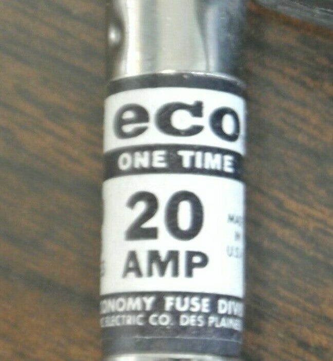 BOX of 10 / ECONOMY / ECO / FPE MOL-20 MIDGET FUSE / 20A / 250V