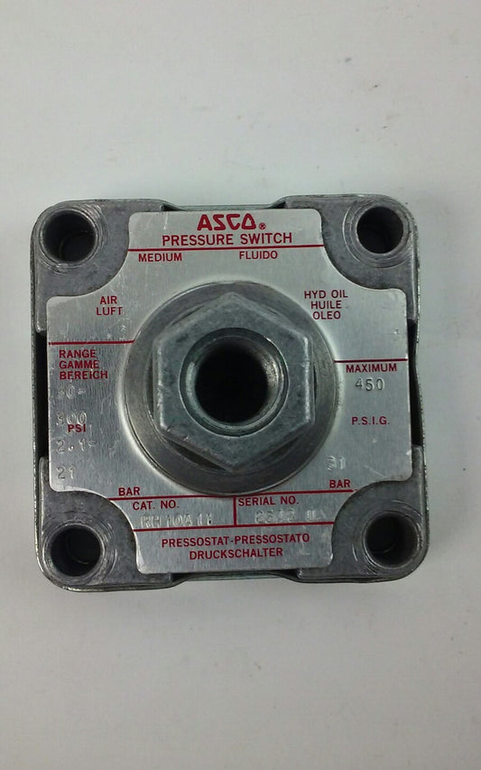 ASCO RH10A11 PRESSURE SWITCH