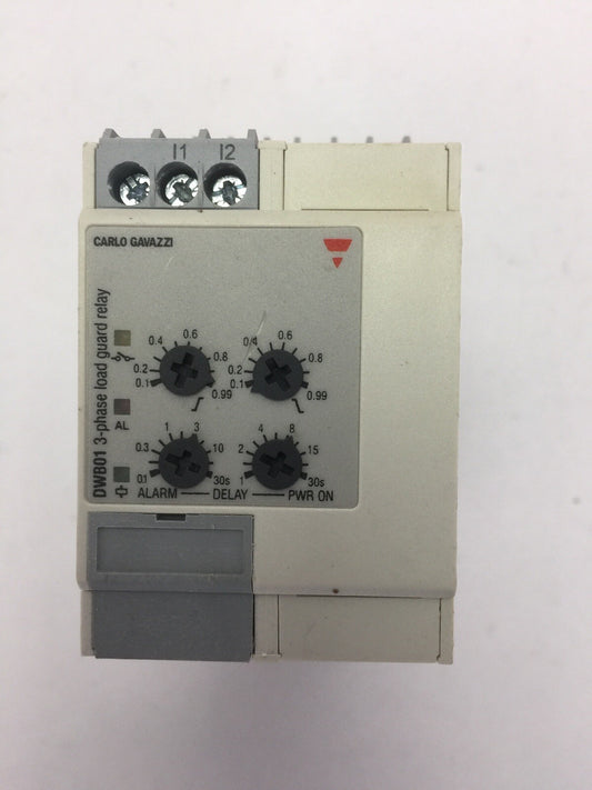 CARLO GAVAZZI DWB01CM4810A 3-PHASE LOAD GUARD RELAY 380/480VAC