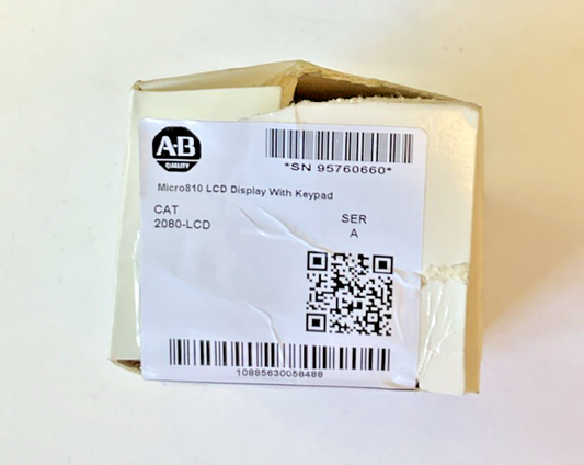 ALLEN BRADLEY 2080-LCD MICRO810 LCD DISPLAY WITH KEYPAD SER.A