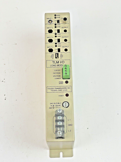 TOLEDO TRANSDUCERS - TLM-1 - TLM I/O LOAD MODULE - .1A@120VAC, .05A@240VAC