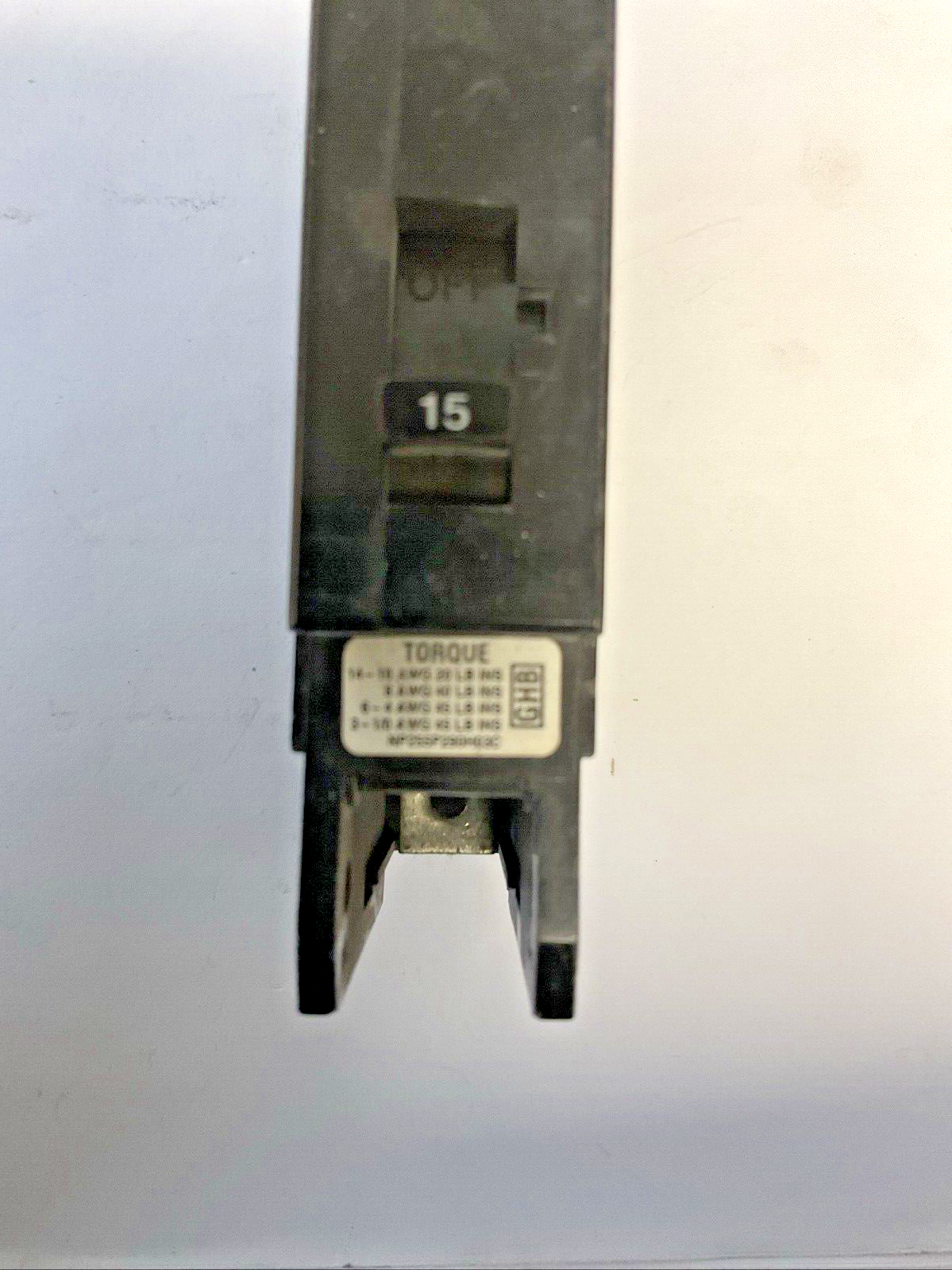 CUTLER HAMMER GHB1015 CIRCUIT BREAKER 277VAC 125VDC 15A ***LOTOF4***