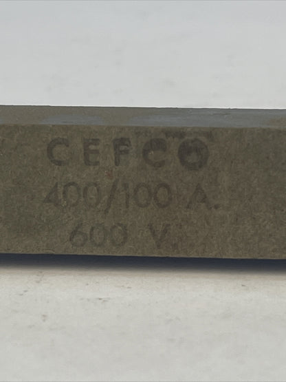 CEFCO 400/100A 600V FUSE REDUCER