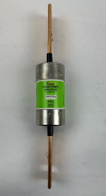 COOPER BUSSMANN FRS-R-125 FUSETRON DUAL ELEMENT TIME-DELAY FUSE 125A 600V