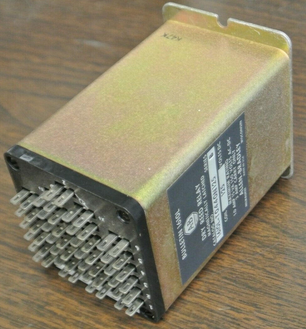 ALLEN-BRADLEY 1610L-T0440N125 DRY REED RELAY / 125VDC / 4 NO, 4 NC / NEW SURPLUS