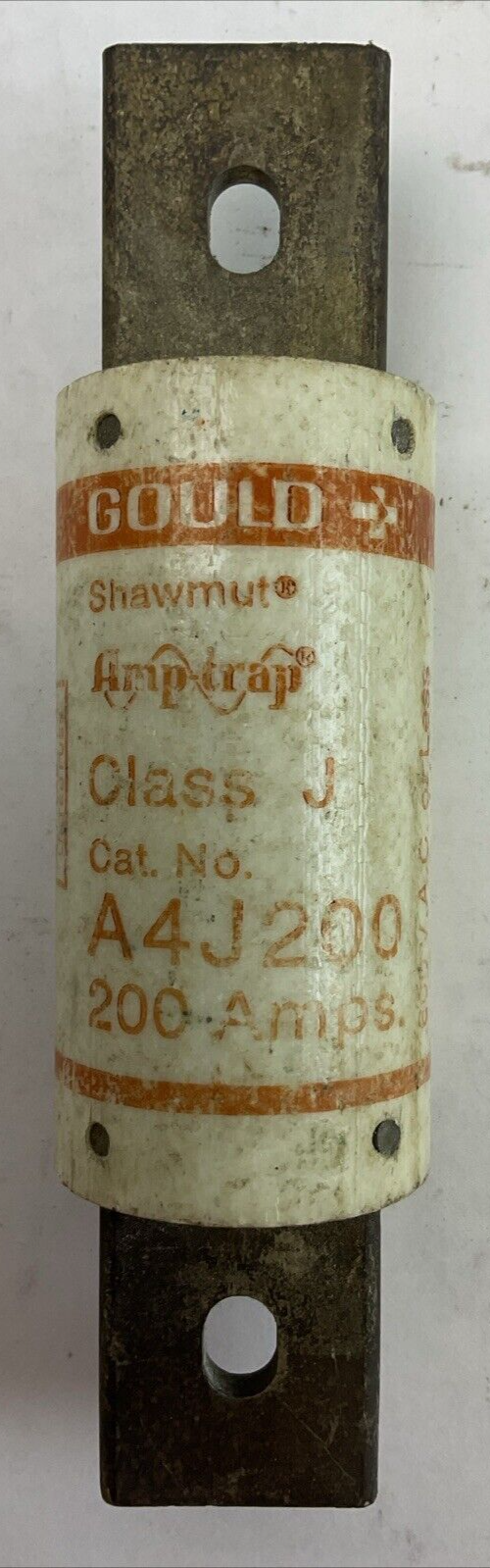 GOULD SHAWMUT A4J200 AMP-TRAP CURRENT LIMITING FUSE 600VAC 200AMP