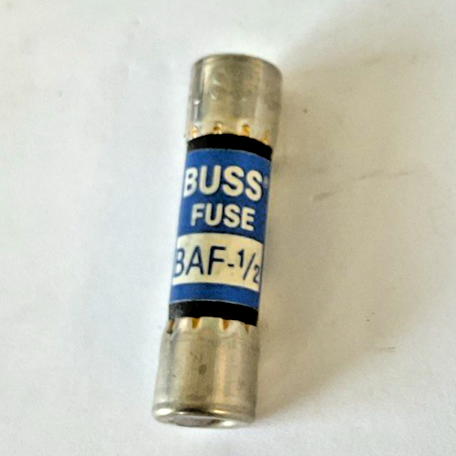 BUSS BAF-1/2 FUSE 250VAC *BOX OF 10 FUSES*
