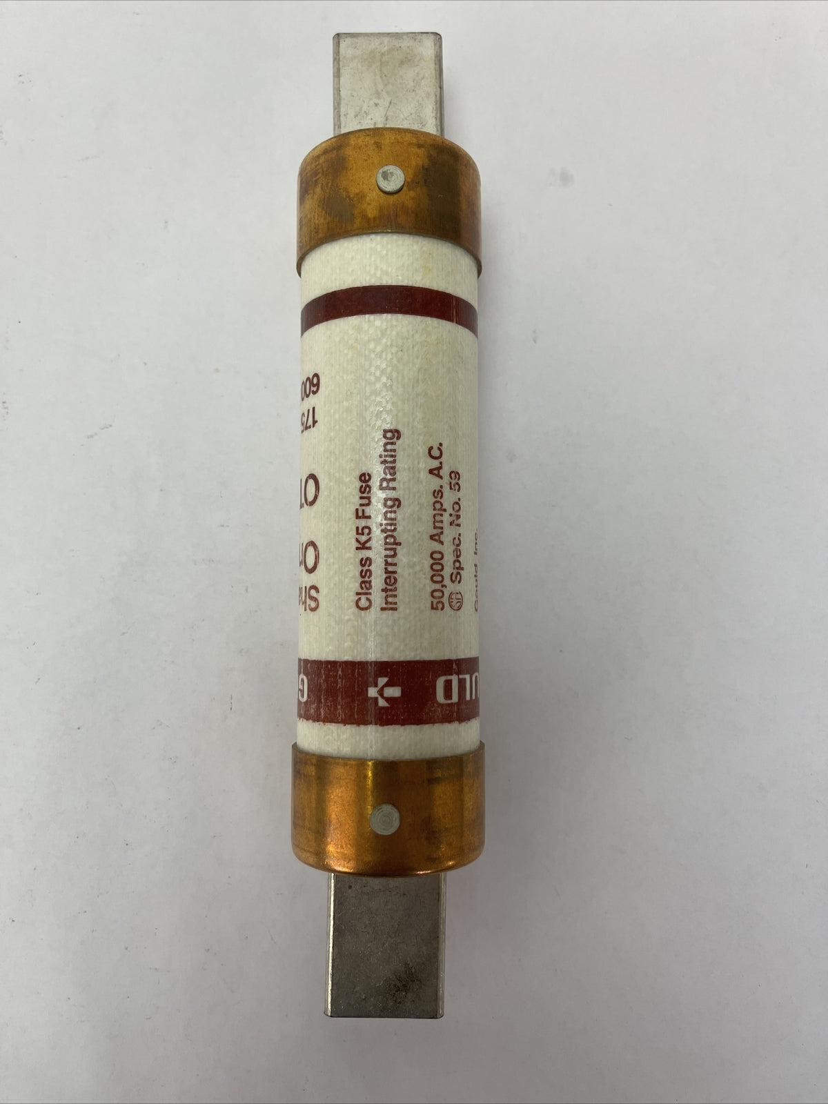 GOULD SHAWMUT OTS175 ONE-TIME FUSE 175AMP 600VAC (LOT OF 3)