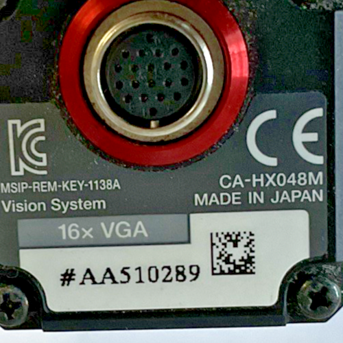 KEYENCE CA-HX048M VISION SYSTEM CAMERA
