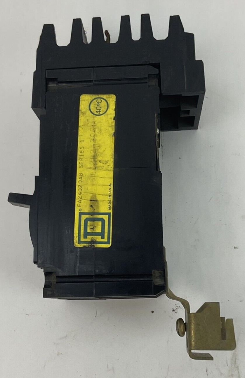 SQUARE D FA 24020AB CIRCUIT BREAKER SER.1 480VAC 250VDC 2POLE