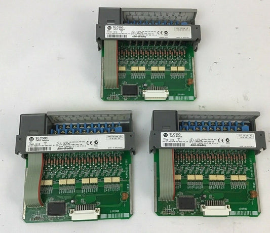 ALLEN BRADLEY 1746-IB16 SLC500 SER.C INPUT MODULE 30VDC ***LOTOF3***