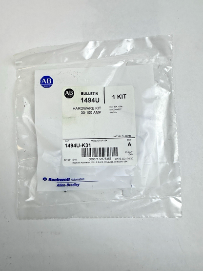 Allen Bradley 1494U-D30 Disconnect Unit KIT 1494U-HM1 1494U-R1
