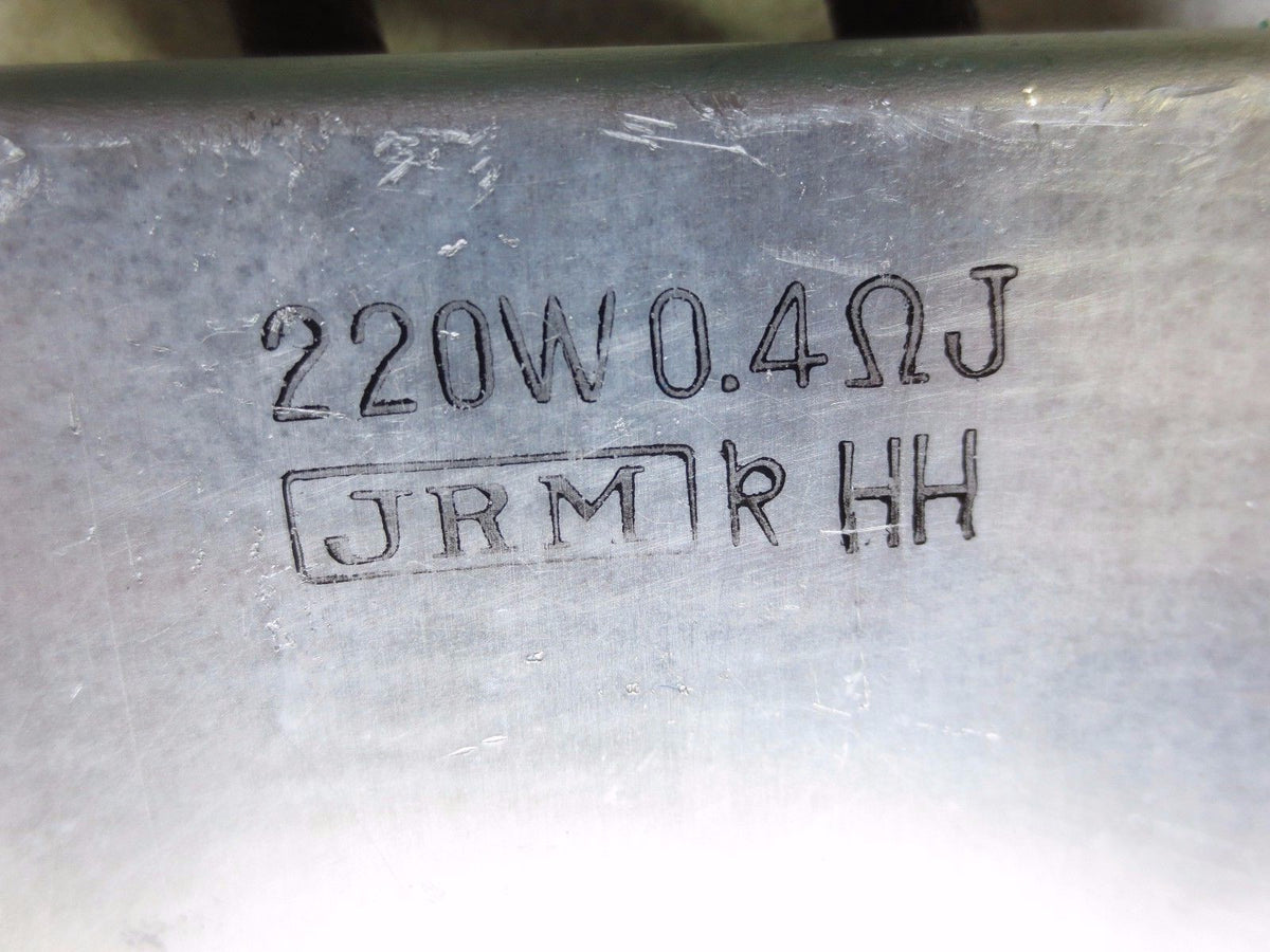 JRM JAPAN RESISTOR Mfg. 220W, 0.4 Ω J - 0.4 OHM - RESISTOR